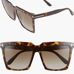 Tom Ford Brown and Black Sunglasses